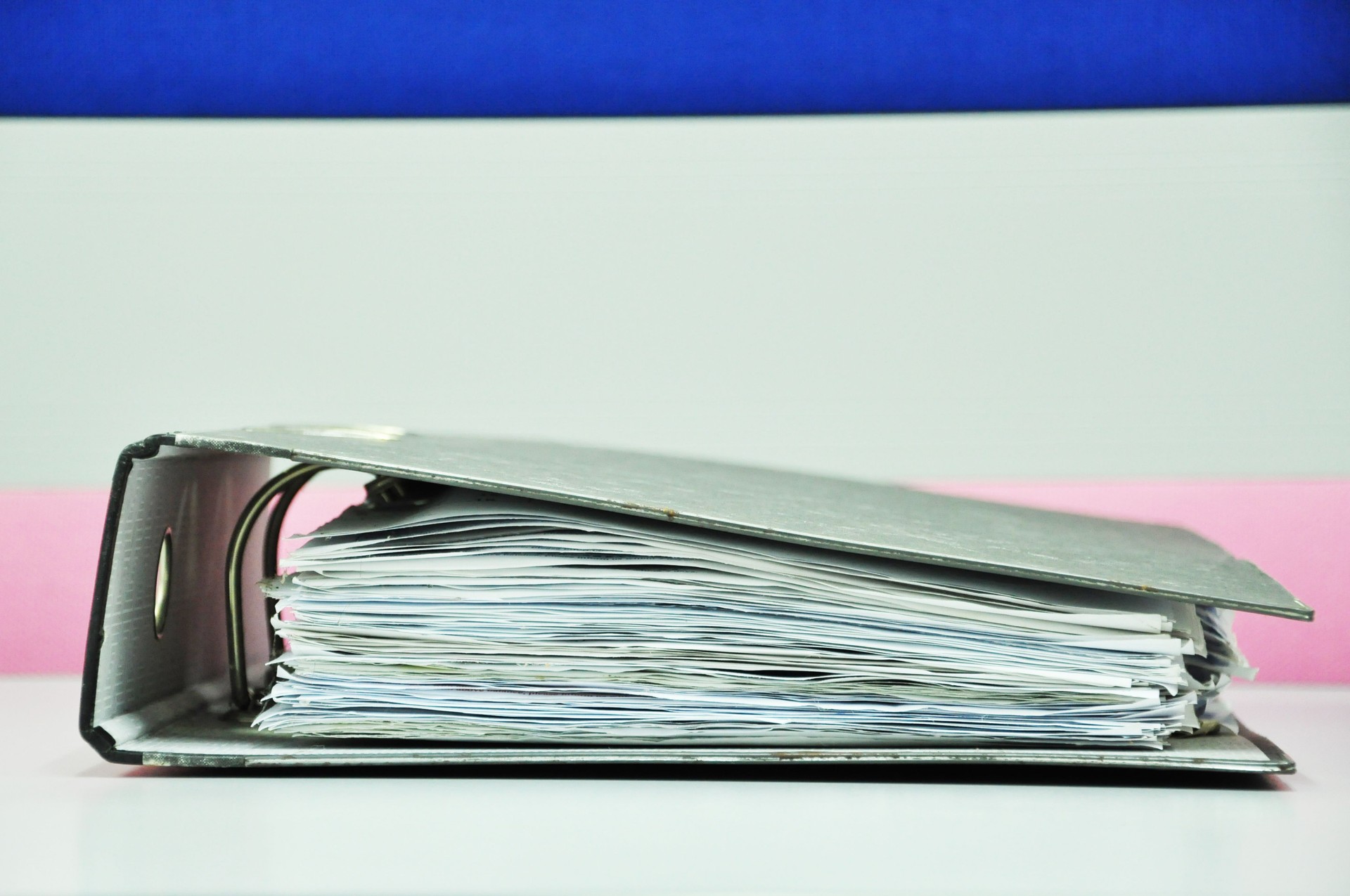 Files Binder On The Table